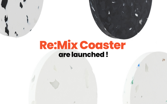 Our new upcycled coasters are here !