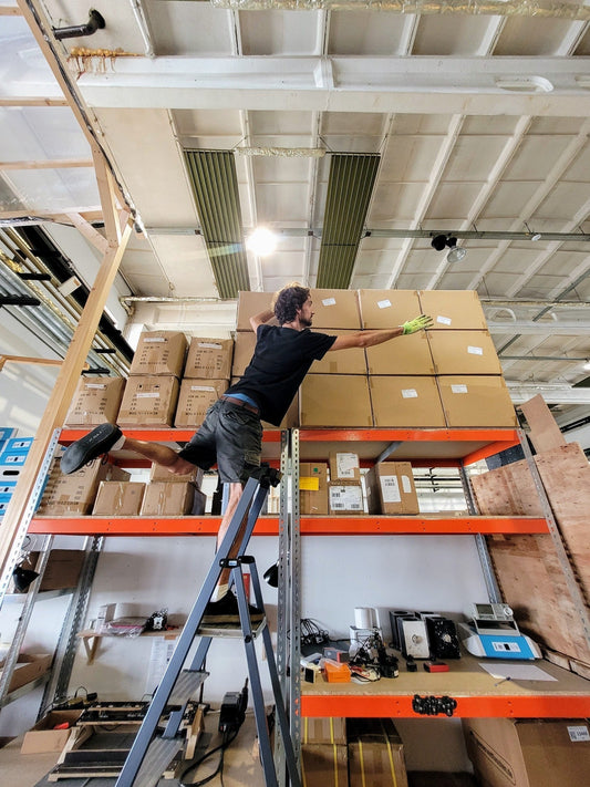 Behind The Scenes : We stored 5000 blades !