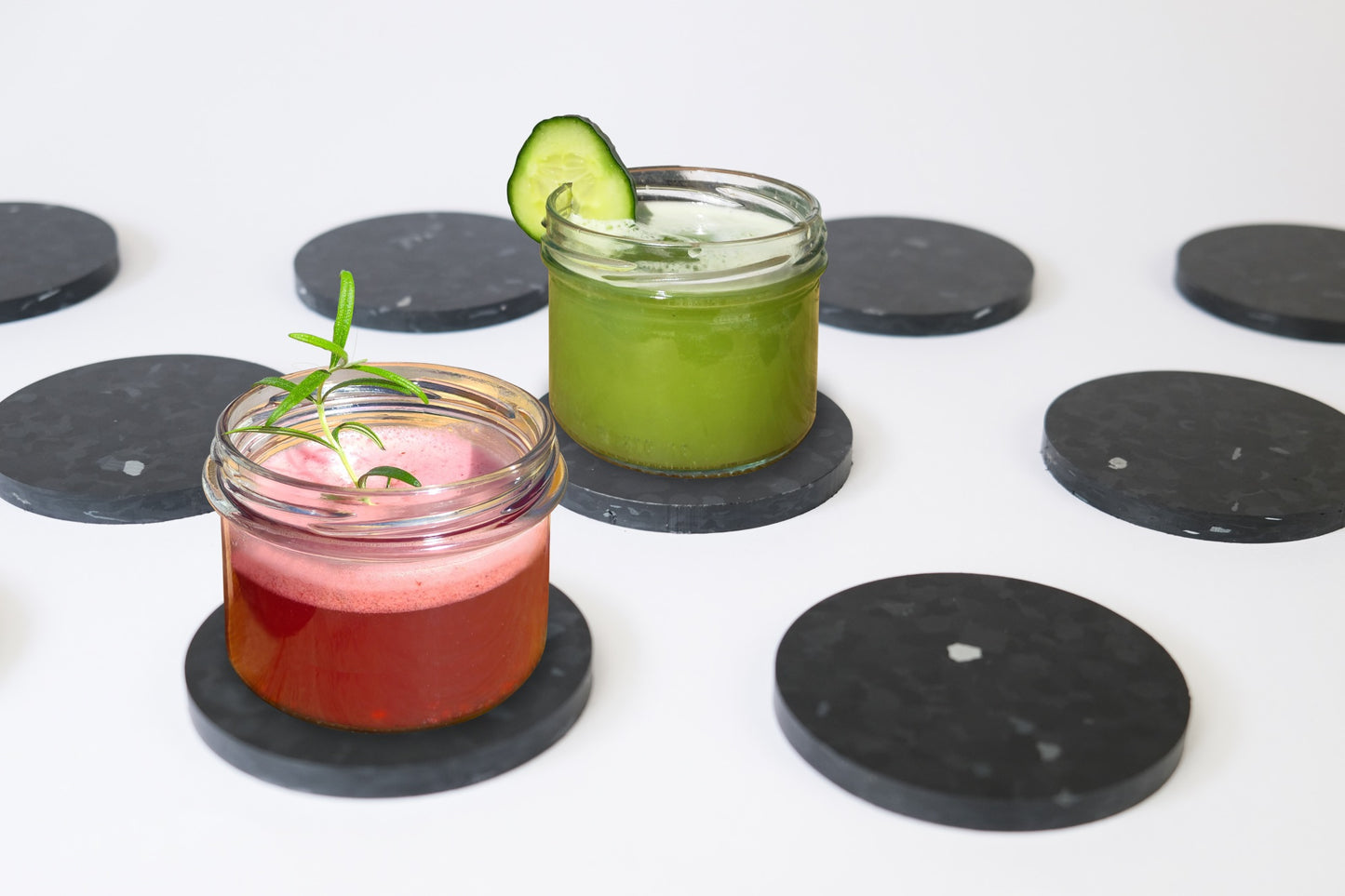 Set de 6 sous-verres recyclés