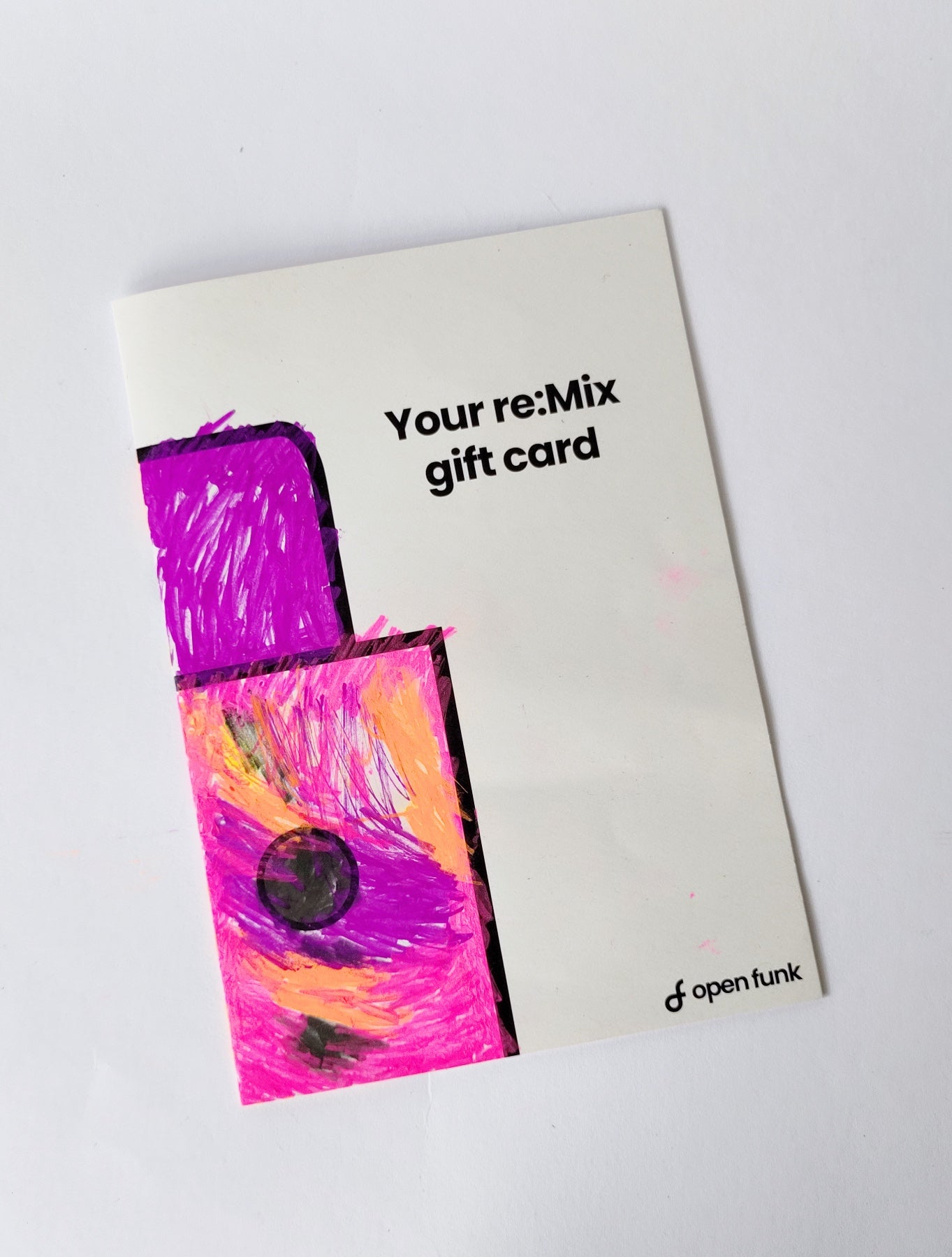re:Mix creative gift card Geschenk Gutschein Carte-Cadeaux