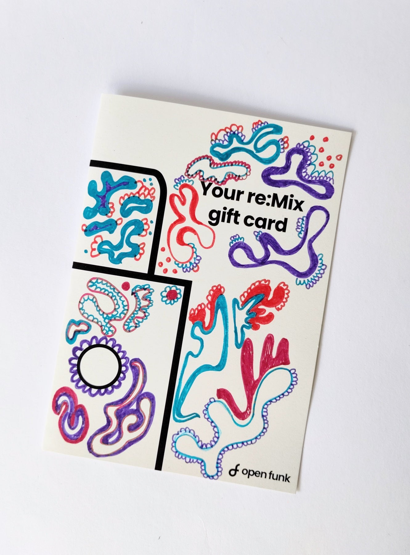 re:Mix creative gift card Geschenk Gutschein Carte-Cadeaux