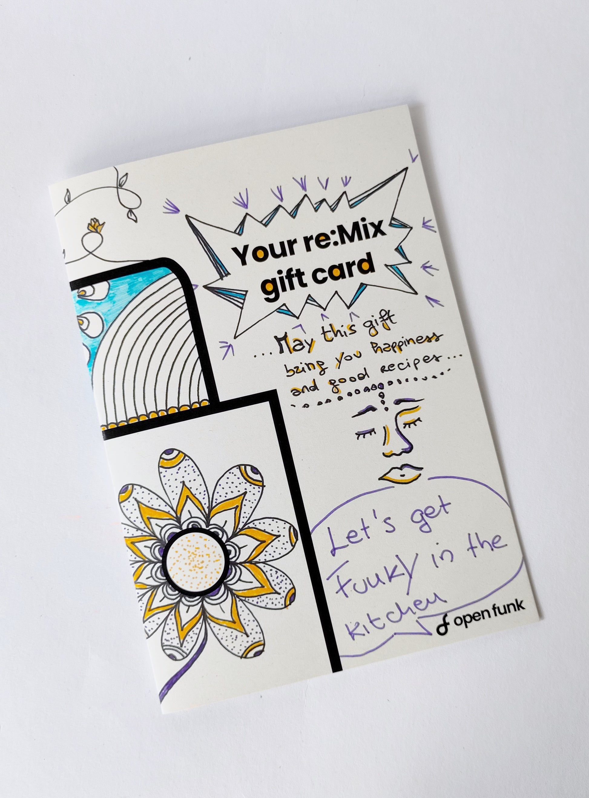 re:Mix creative gift card Geschenk Gutschein Carte-Cadeaux