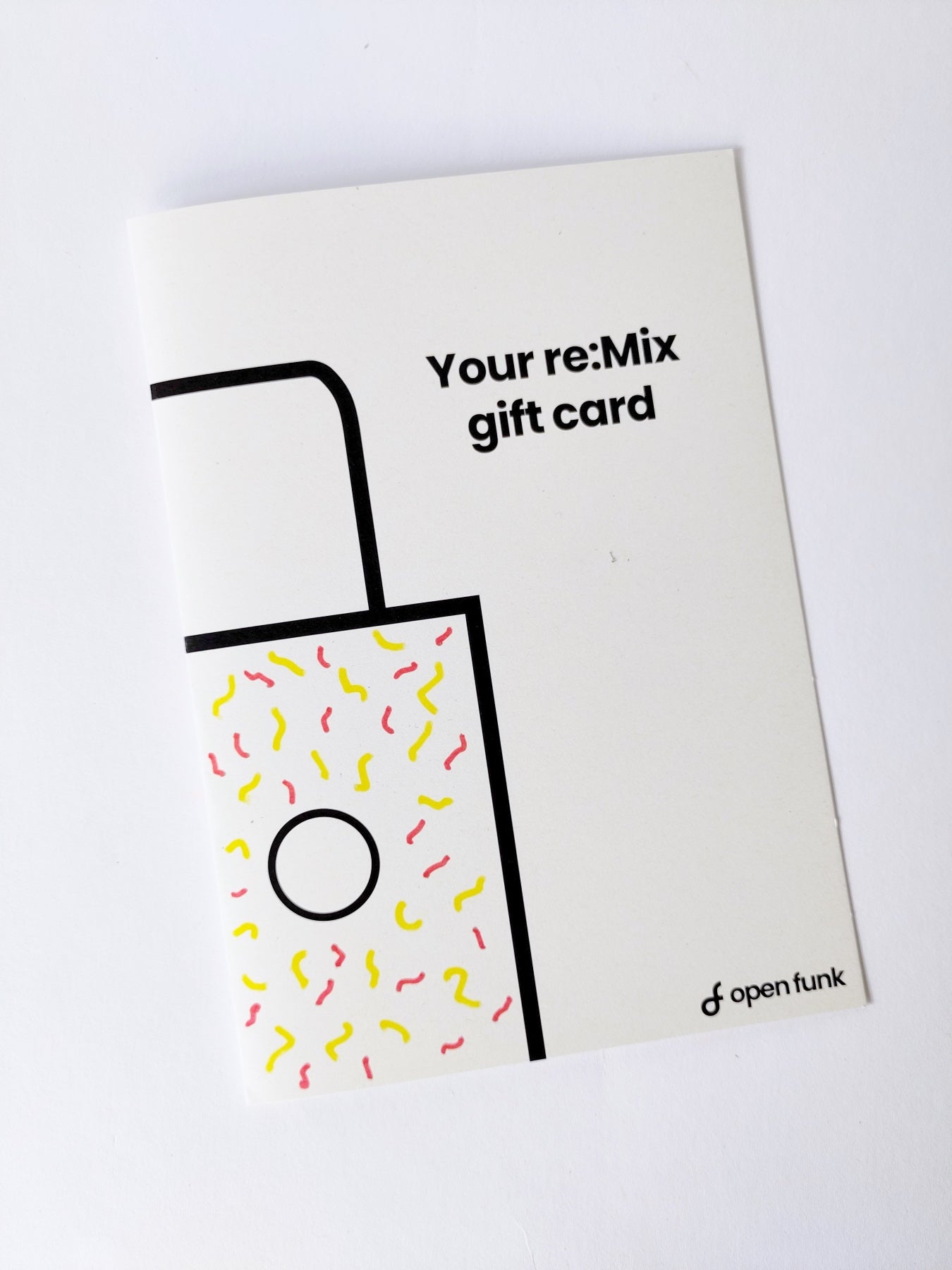 re:Mix creative gift card Geschenk Gutschein Carte-Cadeaux