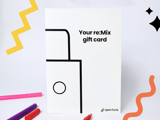 re:Mix creative gift card